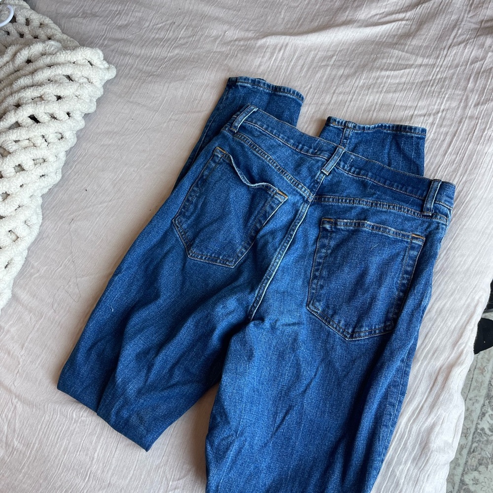 Abercrombie & Fitch High Rise Blue Jeans